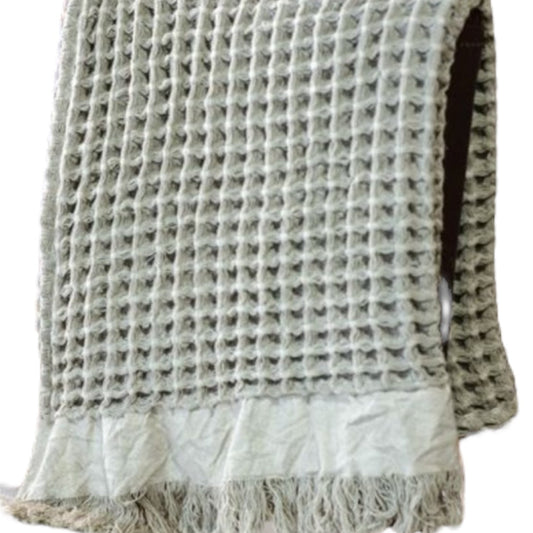 WAFFLE THROW- SAGE