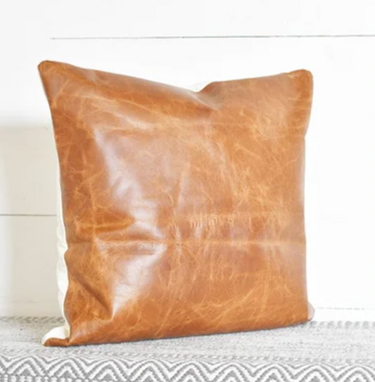 LEATHER PILLOW