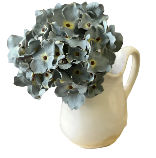 8 " DUSTY BLUE HYDRANGEA BUNDLE