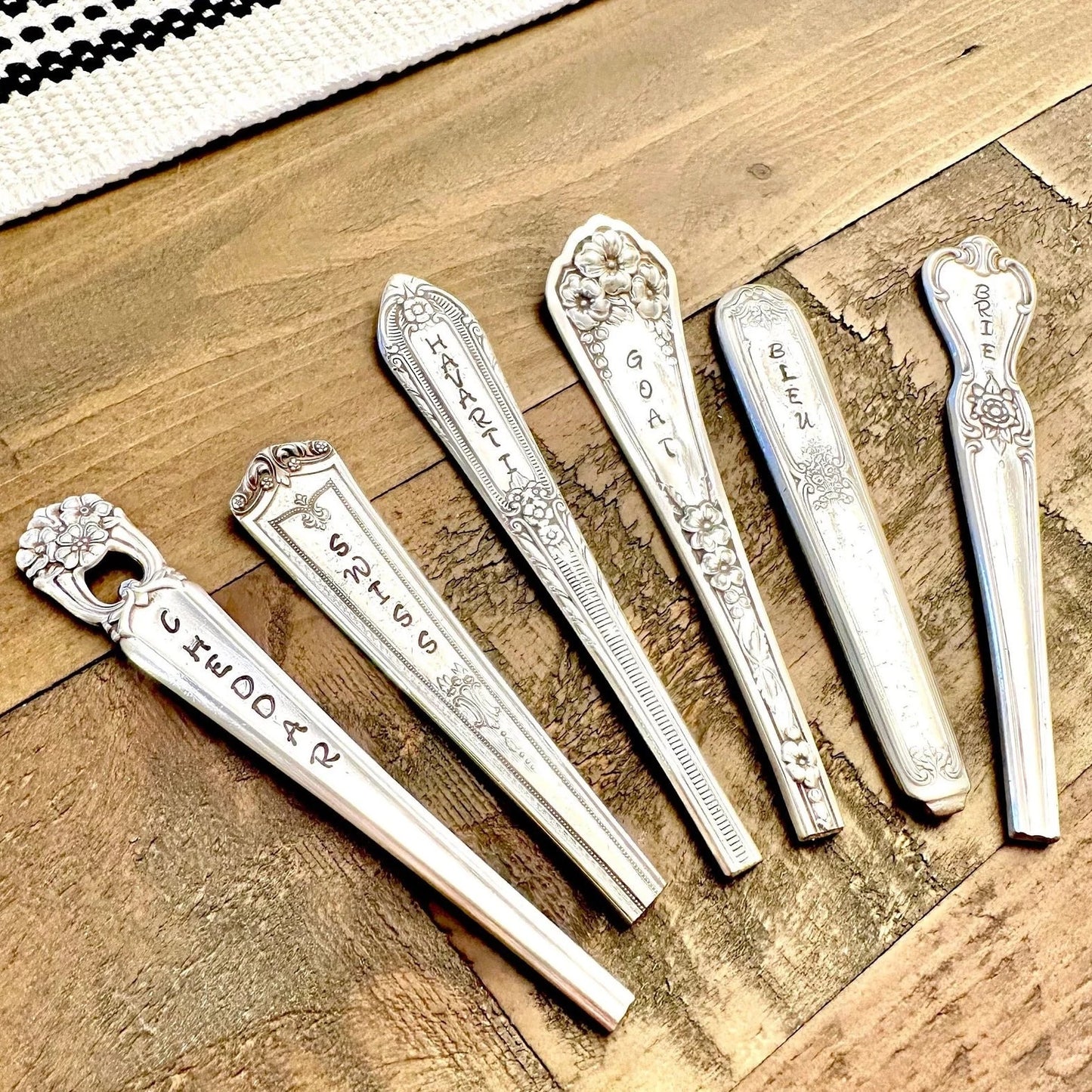 SILVERWARE CHEESE MARKERS (SET OF 6)
